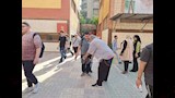 إجراءات دخول طلاب الشهادة الإعدادية لأداء الامتحانات (6)