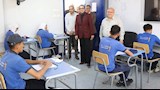 محافظ الوادي الجديد تتفقد لجان الدبلومات الفنية