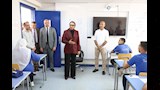 محافظ الوادي الجديد تتابع امتحانات الدبلومات الفنية
