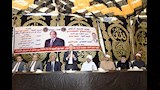 محافظ اسوان يتحدث فى مراسم الصلح
