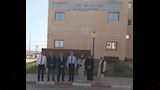 رئيس جامعة أسوان مع طالبتى كلية الأثار
