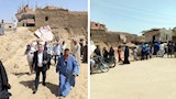 انهار حائط الجيران فوقهما.. إصابة مواطن وابنته الرضيعة في بني سويف