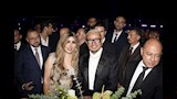 بالصور.. إيمان أبو طالب تتألق في حفل زفاف ابنة شقيق عماد زيادة بحضور عمرو دياب