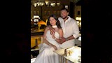 الفنانة هاجر أحمد وزوجها أحمد الحداد
