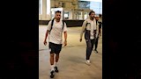 10 صور لوصول لاعبي منتخب مصر لملعب هنتنجتون فيلد لمواجهة البرازيل وديا