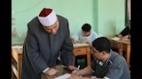 وكيل الأزهر يتابع امتحانات (3)