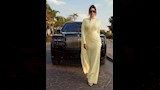 الفنانة درة أمام رولز رويس