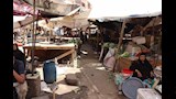 إزالة التعديات والعشش من سوق بهتيم بشبرا الخيمة (1)