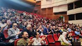 بحصور ياسر جلال.. 15 صورة من عرض مسرحية "الدحديرة" لطلاب حقوق العاصمة