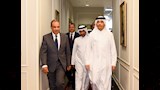 وزير الخارجية يستقبل نظيره القطري في القاهرة (3)
