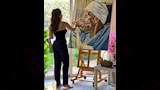 ميرنا جميل تتالق وتبدع في رسم اللوحات الفنية (3)_9