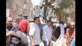بالصور- محافظ القليوبية يقود حملة كبرى لإزالة سوق بهتيم العشوائي 