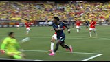 مصطفي شوبير في مباراة مصر والبرازيل