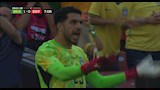 مصطفي شوبير في مباراة مصر والبرازيل