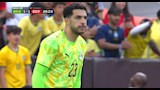 مصطفي شوبير في مباراة مصر والبرازيل