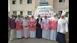 جانب من أعمال القافلة الطبية المجانية
