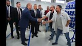 وزير العمل يتفقد مصنع ليوني ببدر (6)