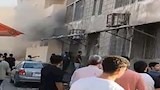 "الدخان ملأ المكان".. 9 مصابين في حريق بمعمل التأمين الصحي بالفيوم (فيديو وصور)