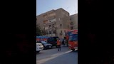 9 مصابين في حريق عيادات التأمين الصحي بالفيوم  (6)