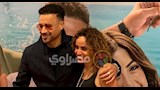 بالصور| وصول أحمد داود وزوجته علا رشدي العرض الخاص لـ فيلم الكراش