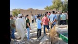 حضور الجنازة فى المقابر