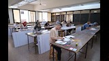 نائبا رئيس جامعة القاهرة يتفقدان انتظام الامتحانات (2)