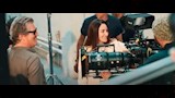 أمينة خليل في كواليس التصوير