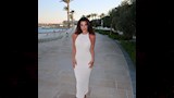 يارا السكري بفستان أبيض أنيق (2)