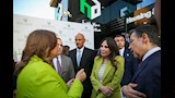 وزيرة الإسكان تفتتح مركز الإسكان المتخصص التابع لبنك التعمير والإسكان بمدينة القاهرة الجديدة (3)