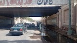 شفط تسريب المياه أسفل نفق كوبري النيل بالمنيا (3)
