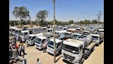 محافظ أسيوط يتفقد اصطفاف معدات المحافظة للتأكد من جاهزيتها لمواجهة الطوارئ والأزمات (9)