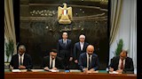رئيس الوزراء يشهد توقيع 3 عقود لتقديم خدمات التخزين  (4)