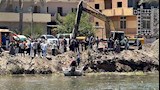 غرق سائق كراكة بعد انقلابها أثناء تطهير ترعة الإسماعيلية