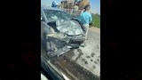 تصادم ملاكي وتوكتوك في بني سويف