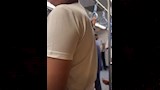 تحرش شخص بسيدة في المترو