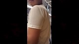 تحرش شخص بسيدة في المترو