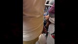 تحرش شخص بسيدة في المترو