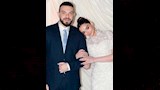 ملك أحمد زاهر وخطيبها شريف الليثي