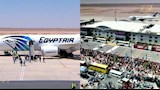 وصول طائرة بعثة منتخب مصر (2)