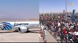 وصول طائرة بعثة منتخب مصر (6)