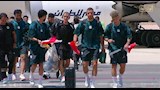 لحظة وصول لاعبي منتخب مصر (4)