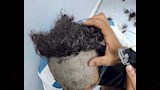 حلق رؤوس مشجعي الارجنتين في ليبيا 