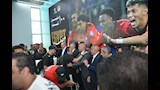 رئيس شباب النواب يستقبل بعثة المنتخب الوطني بمطار العلمين (8)