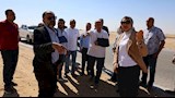محافظ الوادي الجديد تتفقد موقع مجمع الصناعات الغذائية بالخارجة
