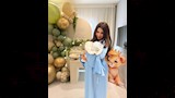 أميرة بدر وابنها