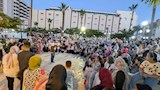 حفل فني بالمكتبه