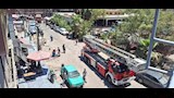 حريق أعلى سطح فندق في أسيوط (3)