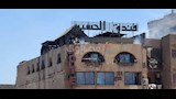 حريق أعلى سطح فندق في أسيوط (16)