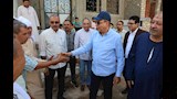 محافظ المنيا يفتتح محطة مياه جزيرة شارونة (5)