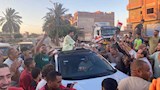 استقبال حافل لنجم منتخب مصر محمود صابر بكفر الشيخ  (1)
